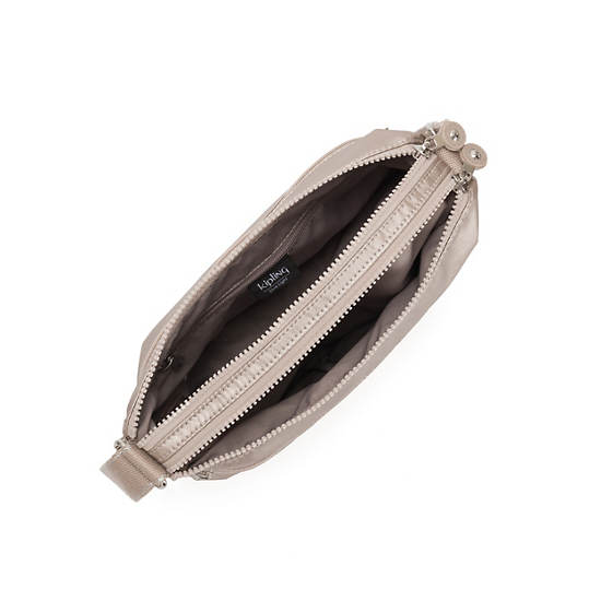 Sacs Crossbody Kipling Alvar Metallic Argent | FR 2148IL